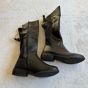 Wanted Black Moto Boots for Women